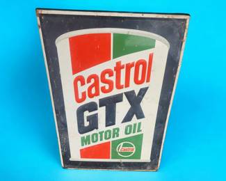 Castrol GTX metal sign