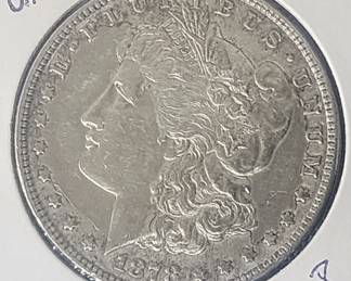 1878 Morgan Silver dollar coin