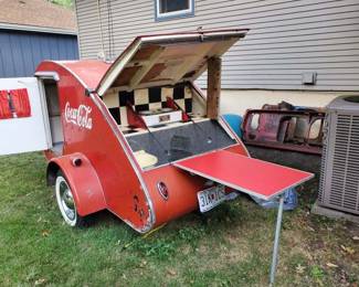 Coca-Cola unique Teardrop camper!!!!!!!!!!!