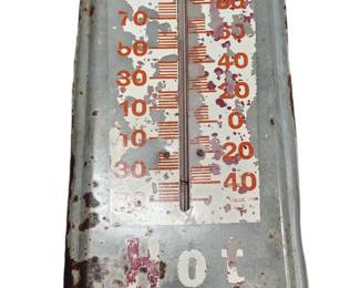 Dr. Pepper advertising thermometer 26 by 8