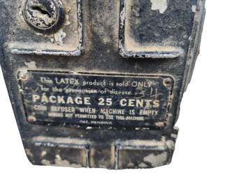 Old Coin-OP Condom machine