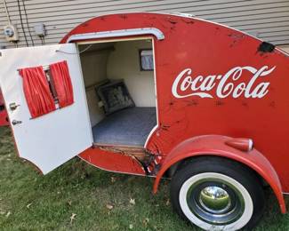 Coca-Cola unique Teardrop camper!!!!!!!!!!!