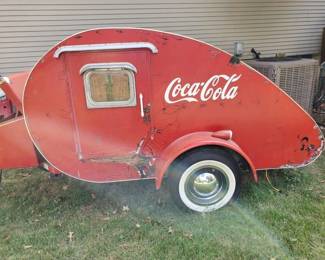 Coca-Cola unique Teardrop camper!!!!!!!!!!!