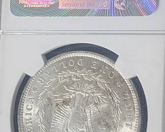 1885 NGC Graded MS 63    0 Morgan Silver dollar