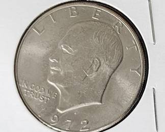 1972 Eisenhower Silver dollar