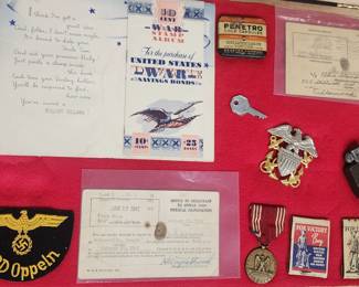 Misc Ww2 items including Zippo 