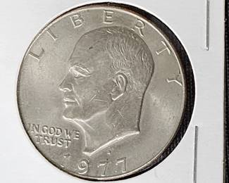 1977 Eisenhower Silver dollar