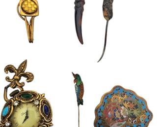 Pins and costume jewelry