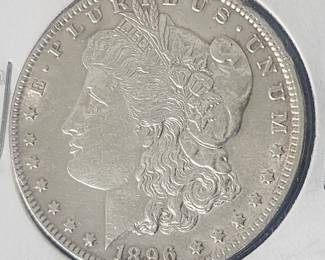 1896  Morgan Siver dollar