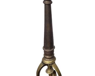 Cast metal ashtray Iron and Brass 21 inches