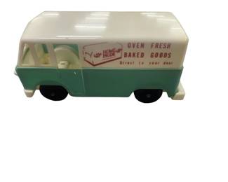 Vintage Home Pride Fresh Baked Goods plastic 7 inch delivery toy van