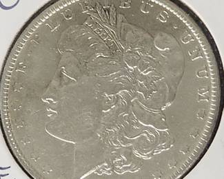 1891 Rare Morgan Silver dollar