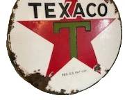 Texaco porcelain sign 