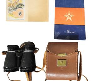 WW2 Field Glasses and Menu