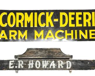 We have a lot of advertising and signage