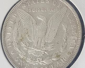 1896  Morgan Siver dollar