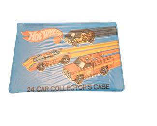 1970s Hot Wheels 24 car collectors case