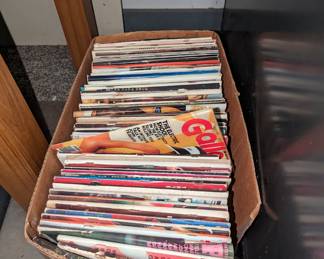 Some playboy magazines in discreet location. inquire upon arrival