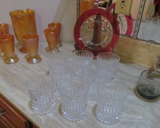 Fostoria double old fashioned glasses