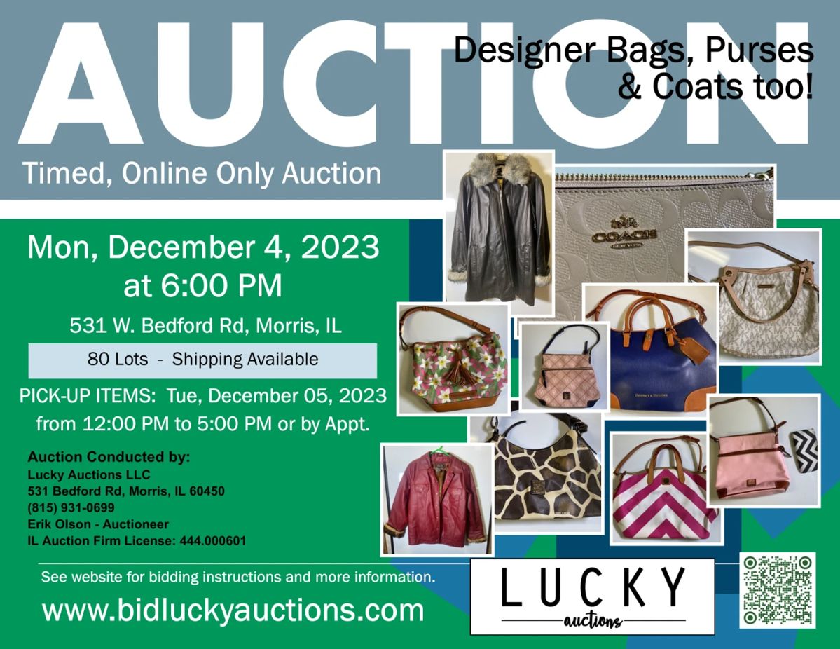 Designer Bags Purses Coats In Morris IL Starts On 11 10 2023 designer-bags-purses-coats-in-morris-il-starts-on-11-10-2023