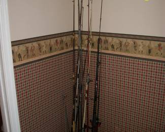Vintage Fishing Poles