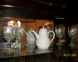 Hand Painted Stemware