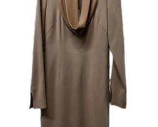 Gio Guerreri Camel Cowl Dress