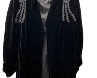 Sophie Bella Velvet Jacket Sz M 