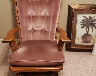 Glider Rocker, framed picture