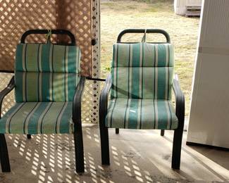 Patio Chairs with cushions, set of 4