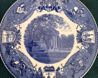 Exceedingly rare Wedgwood United States Military Academy China circa 1933. 
12 dinner plates - each with a different scene of Westpoint
12 salad/dessert plates
12 fruit bowls
12 cups
12 saucers
Matching sugar and creamer