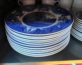 Amazing! Super hard to find Wedgwood china for United States Military Academy @ West Point - more than 12 dinner plates and salad plates. Sold in groupings of four (4) or more - no single plate sales!