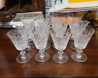 Hawkes crystal stemware