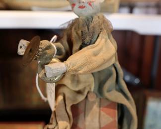 Antique clown toy