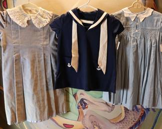 Vintage children's clothing