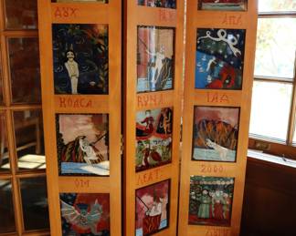 Framed art, signed Runa Petringenaru