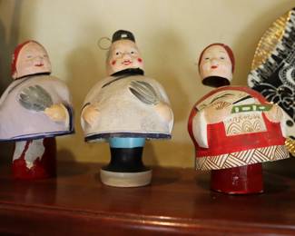 Antique Asian nodders