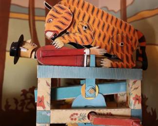 Vintage mechanical paper decor