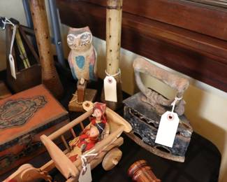 Vintage and antique decor, folk art