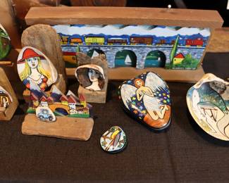 Vintage California folk art