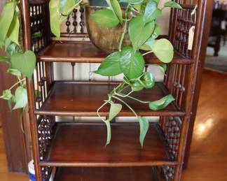 Antique etagere