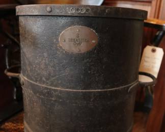 Antique measuring bucket