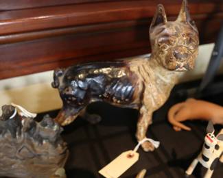Antique cast iron dog