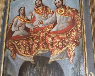 Framed religious art