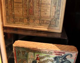 Antique 1880 German Richter's Anchor Blocks, antique game