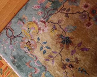 Antique silk rug