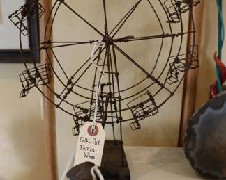 Folk art Ferris wheel