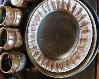 Vintage studio stoneware dishes