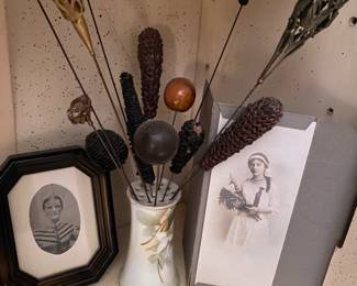 Antique Hat Pins, Antique Photographs