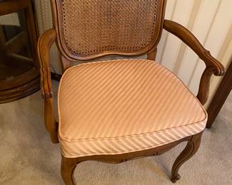 Thomasville Arm Chair, Caned Back